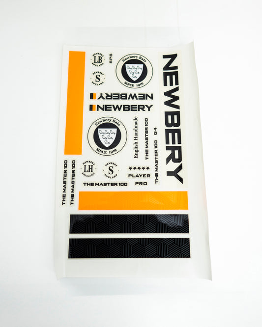 Newbery Bat Sticker Set - The Master 100